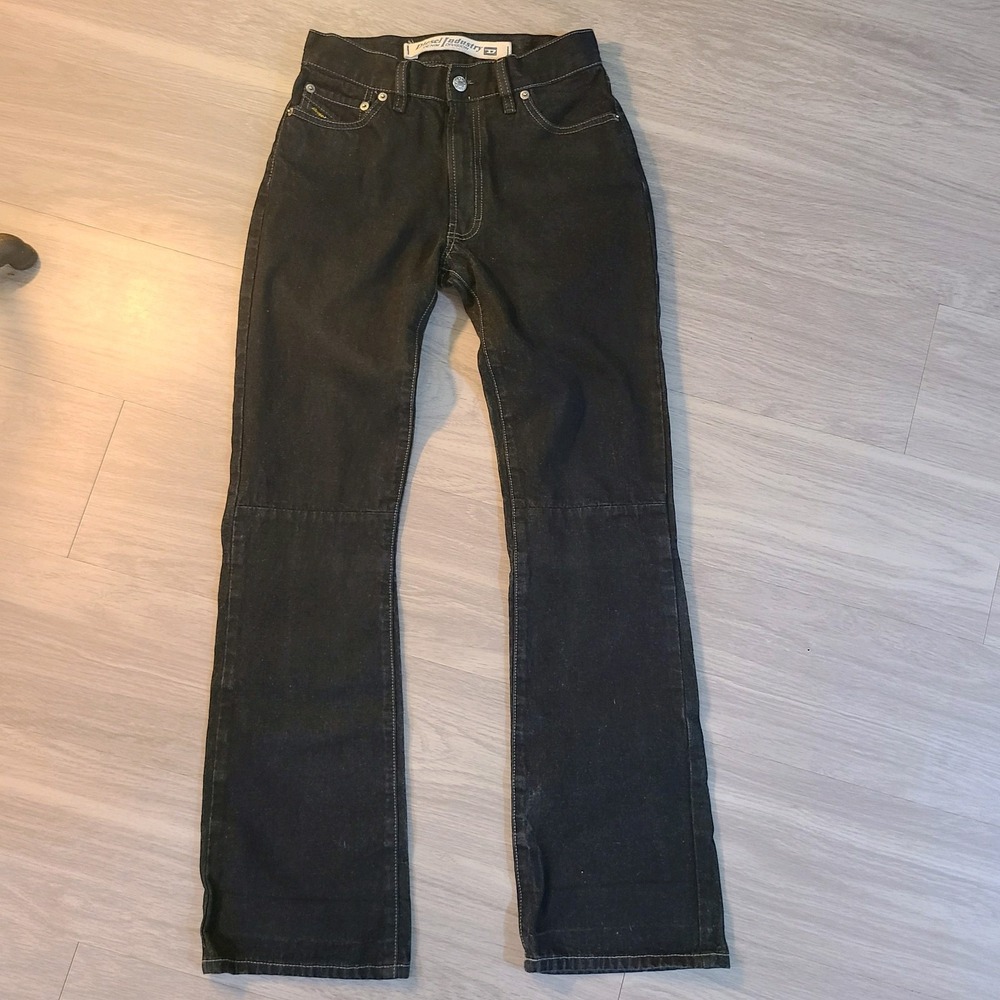Diesel Industry Fanker Wax Denim Jeans Size 28x32(Actual 26x30) Black Italy VTG